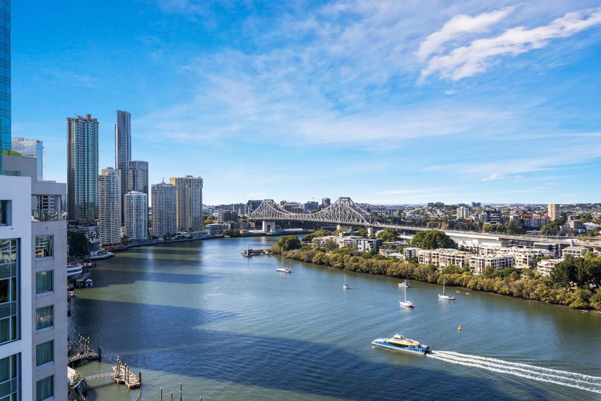 Stamford Plaza Brisbane Hotel Bagian luar foto Brisbane River